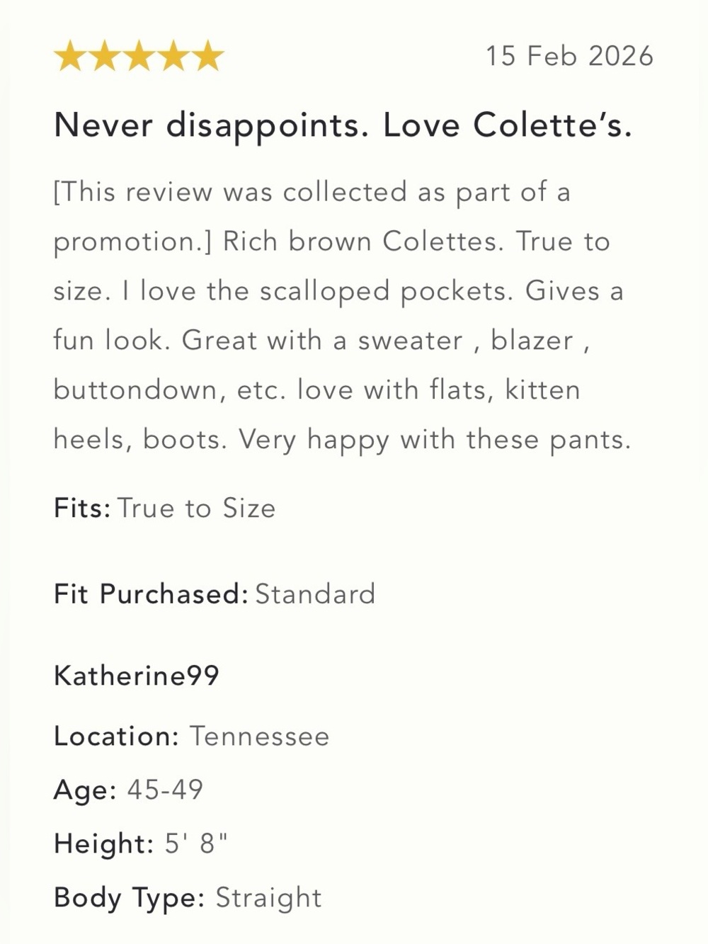NWT Size 22W-The Colette Crop Wide-Leg Trousers Corduroy Scallop Pocket (US$148) - Picture 13 of 16